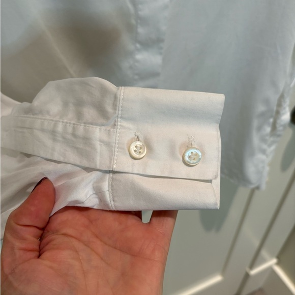 Stella McCartney White Button-Up Shirt Sz 38 - Picture 6 of 8